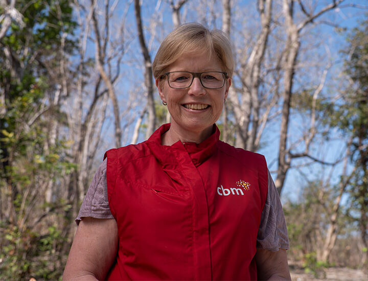 A photo of CBM Australia's CEO, Jane Edge