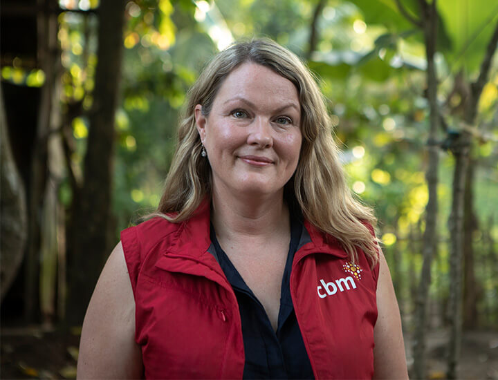 A photo of CBM Australia staff member, Mariska Meldrum